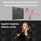 24 Pack Sound Proof Foam Panels |1"×12"×12" Quick-Recovery Soundproof Wall - Image 4