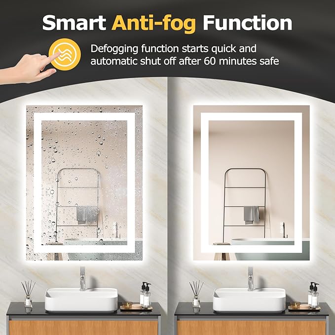 Hivone 24X32 LED Bathroom Mirror - Image 3