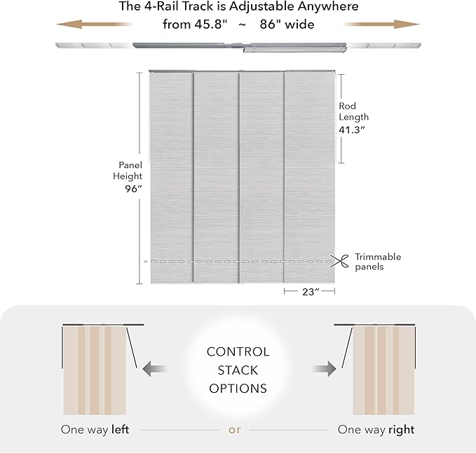 GoDear Design Adjustable Vertical Blinds - Image 5