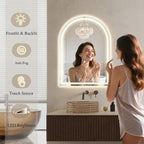 Arched LED Bathroom Mirrors - Image 5