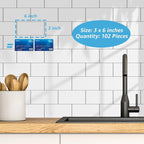 Art3d 102-Piece Peel and Stick Wall Tile - Image 5