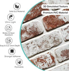 Commomy Faux Brick Peel and Stick Wall Panels - Image 3