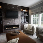 EverStone Aged Brick Faux Brick Panel, 46 7/8"W x 27"H x 1 1/4"D, French - Image 11