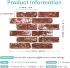 Commomy 3D Peel and Stick Brick, Ultralight Thin PVC Faux Brick Wall Panels - Image 5