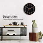 Roymnie Wall Clock, Silent Wall Clocks Battery Operated 8 Inch-Modern Non - Image 6