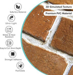 Commomy 3D Faux Brick Peel and Stick - Image 4