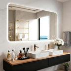 EOGOW LED Bathroom Mirror with Lights, 3 Colors Bathroom Mirror, Wall Mounted by EOGOW