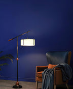 Safiyya Navy Blue Peel and Stick Wallpaper 393"x17.7" Contact Paper Decorative - Image 2
