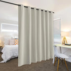 RYB HOME Room Divider Blackout Curtains, Portable Wind Proof Noise Reducing - Image 3