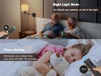 Plug in Wall Sconces with Remote Control, Dimming 10%-100% & Adjustable Colors - Image 4