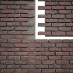 EverStone Aged Brick Faux Brick Panel, 46 7/8"W x 27"H x 1 1/4"D, Stratus Color - Image 9