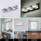 LED Vanity Lights 20in Bathroom Lights Fixtures over Mirror 3 Light LED - Image 9