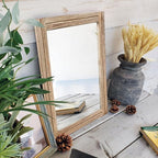 AAZZKANG Rustic Mirror for Wall - Image 6