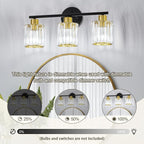 Crystal Bathroom Light Fixtures, Bathroom Lighting Fixtures Over Mirror - Image 8