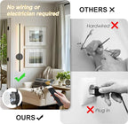 Battery Operated Modern Wall Sconces Set of Two, Rechargeable Wireless Wall - Image 2