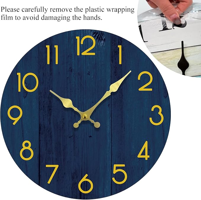 Wall Clock, Modern Wall Clocks Battery Operated, Silent Non Ticking Clock - Image 5