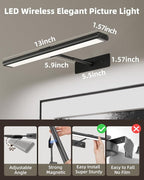 EZVALO Picture Light for Wall, Magnetic LED Art Painting Light - Image 5