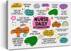Hijie Inspirational Nurse Office Poster Canvas Wall Art by Hijie