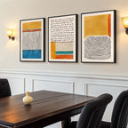 Framed Colorful Abstract Wall Art - Image 2