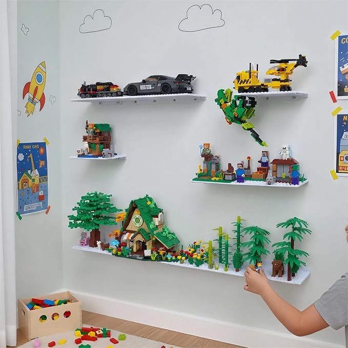 LRANFOW 6 Pack Wall Display Shelves - Image 6