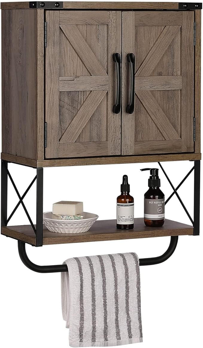 RUSTOWN Farmhouse Rustic Medicine Cabinet by RUSTOWN