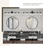 Crystal Bathroom Light Fixtures, Bathroom Lighting Fixtures Over Mirror - Image 3