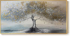 Large Gold Framed Tree of Life Wall Art - Image 8