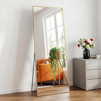Sweetcrispy 56"x21" Full Length Mirror, Leaning or Standing Full Body Mirror - Image 2