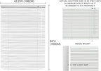 YIIBAII Mini Blinds Suitable for 43" W x 64" H Windows 1" Aluminum Horizontal - Image 6