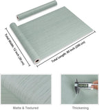 CRE8TIVE Mint Green Grasscloth Wallpaper Removable Textured Wallpaper Stick and - Image 7