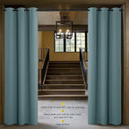 NICETOWN Faux Folding Accordion Doors, Front Door Curtains - Image 2