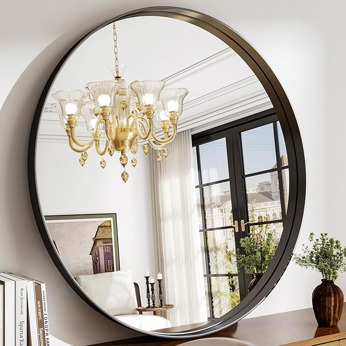 48 Inch Round Bathroom Mirror - Image 7