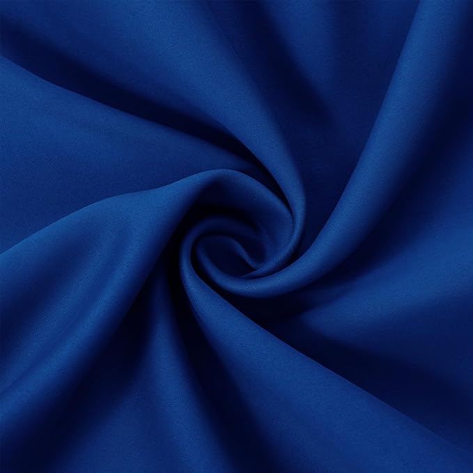 LEMOMO Royal Blue Blackout Curtains 66 x 63 Inch Length/Set of 2 Curtain - Image 5