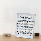Inspirational Farmhouse Canvas Print Wall Art Decor One Small Positive Thought - Image 6