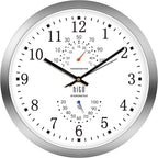 HITO 14 Inch Silent Wall Clock Battery Operated, Large Wall Clock by hito