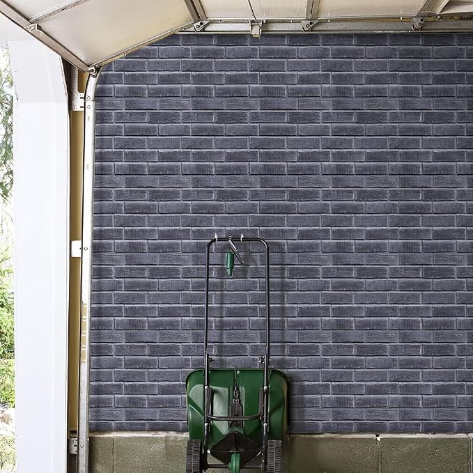 COMSTICKC 3D Faux Brick Wall Panels Peel and Stick Tiles, Small Size Thin PVC - Image 6