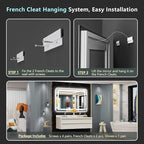 48x36 LED Bathroom Mirror with Lights, Backlit and Front Lit Anti-Fog Lighted - Image 9