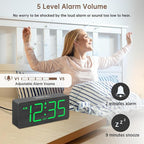 DreamSky Wooden Digital Alarm Clock - Image 3