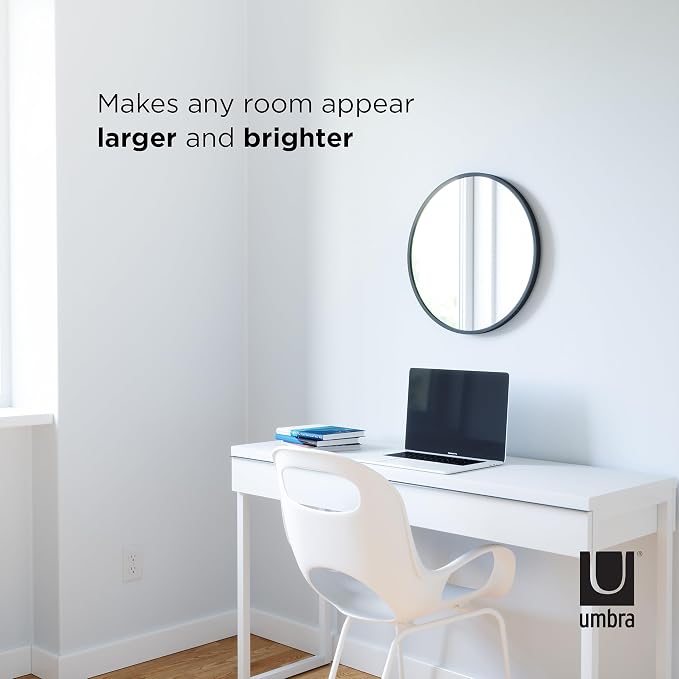 Umbra Hub Round Wall Mirror - Image 9