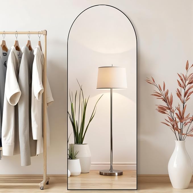 Arched Mirror Full Length, Upgraded 16"x59" Body Wall Mirrors - Image 7