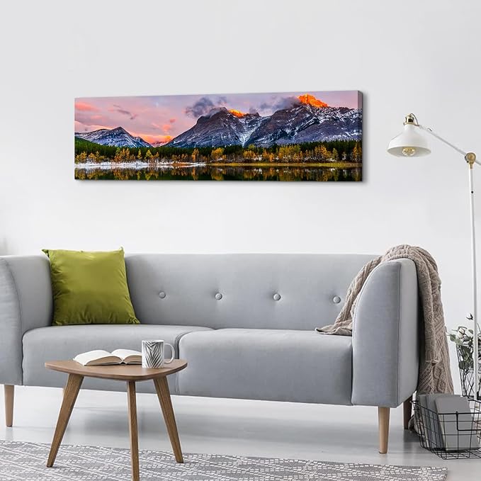 Sunset Landscape Canvas Wall Art - Image 5