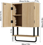 RUSTOWN Farmhouse Bathroom Wall Cabinet - Image 2