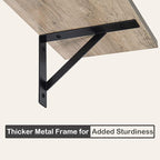 DINZI LVJ Wall Shelves, 23.6 x 7.9 x 6.1 Inch Floating Shelves - Image 7