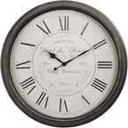 Monarch Specialties I 9026 Clocks, Large Oversized, Wall Clock, Transitional by Monarch+Specialties