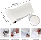 CRE8TIVE Off-White Glitter Wallpaper Border Peel and Stick Wall Border Glitter - Image 8