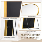 Suidia 82"x44" Arched Full Length Mirror - Image 6
