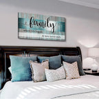 Family Wall Decor Teal Wall Art - Image 3