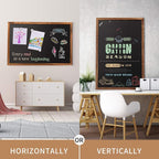 Magnetic Chalkboard Black Board 46 x 32, Extra Large Chalk Board Blackboard - Image 2