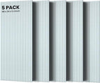 5 Pack Acoustic Panels, 47.2 x 23.6 x 0.35 Inch Sound Proof Panels by TO-TH