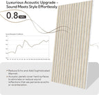 Olanglab Wood Slat Wall Panels 4 Pack, Acoustic Wall Panels, 47.24'' x 23.62" - Image 2
